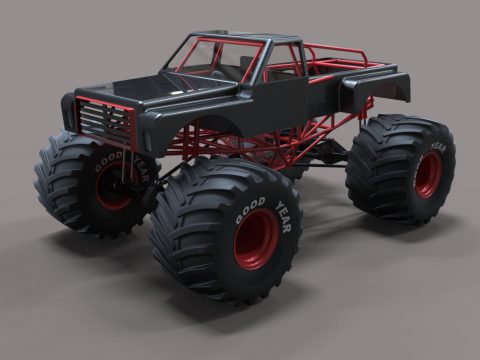 Monster truck 3D model