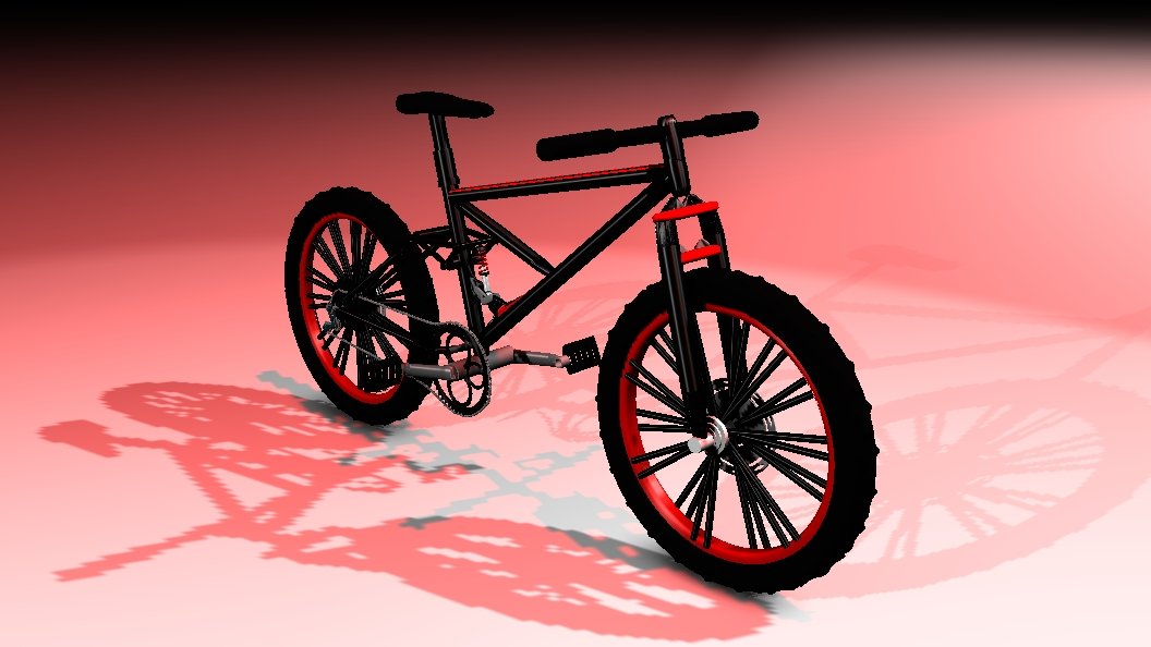 3D Mounting Bike MTB model