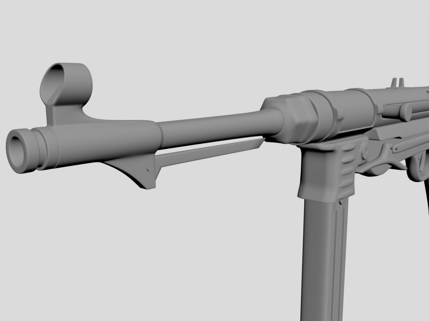 3D Mp 40 model