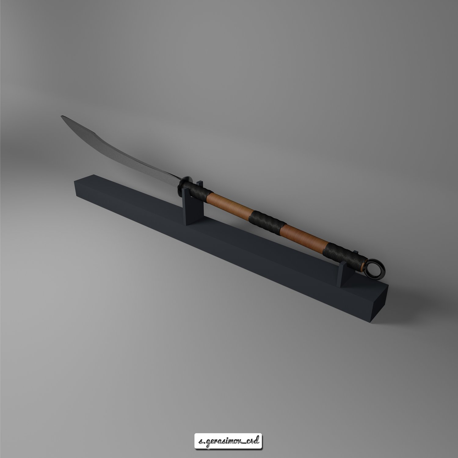 Naginata 3D model