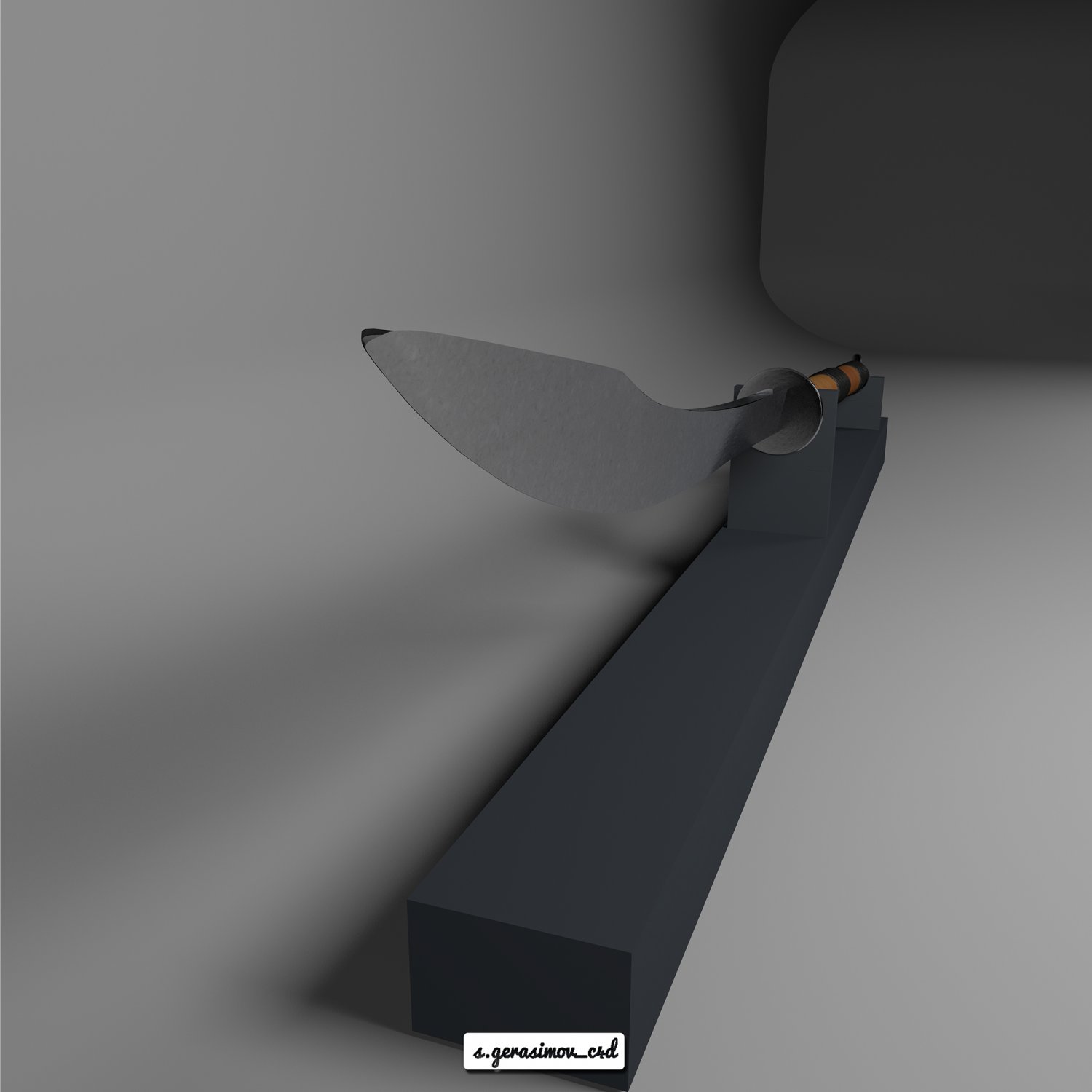 3D Naginata model