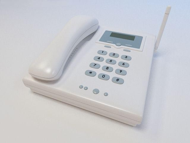 3D Office phone model