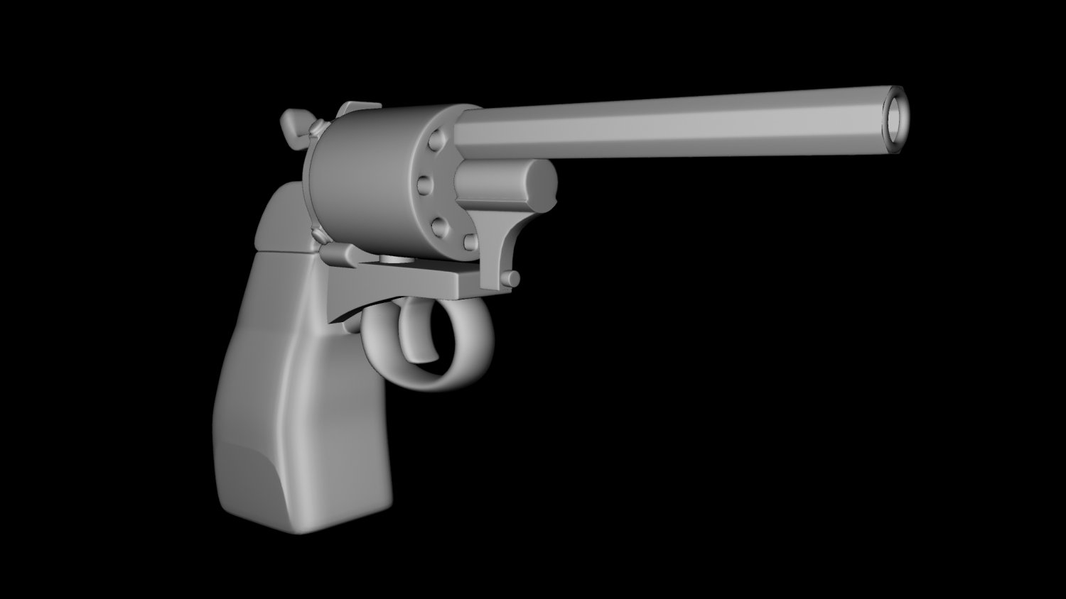 RS Revolver 3D model