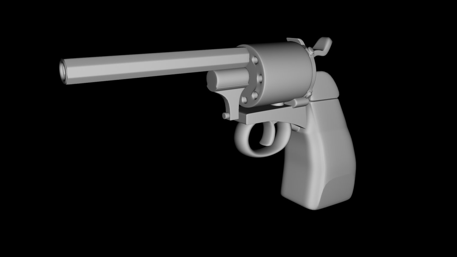3D RS Revolver model