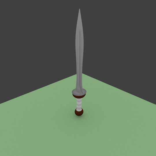 Roman sword 3D model
