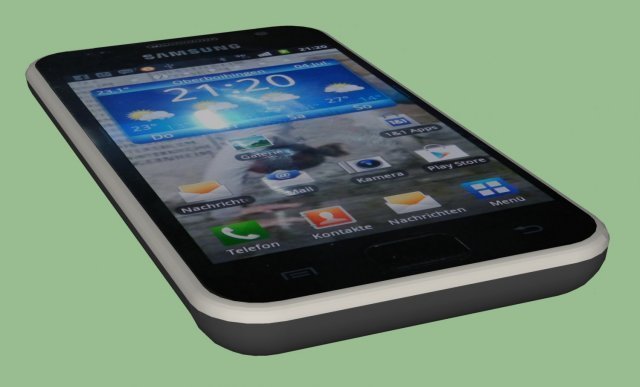 3D Samsung Galaxy S Plus i 9001 model