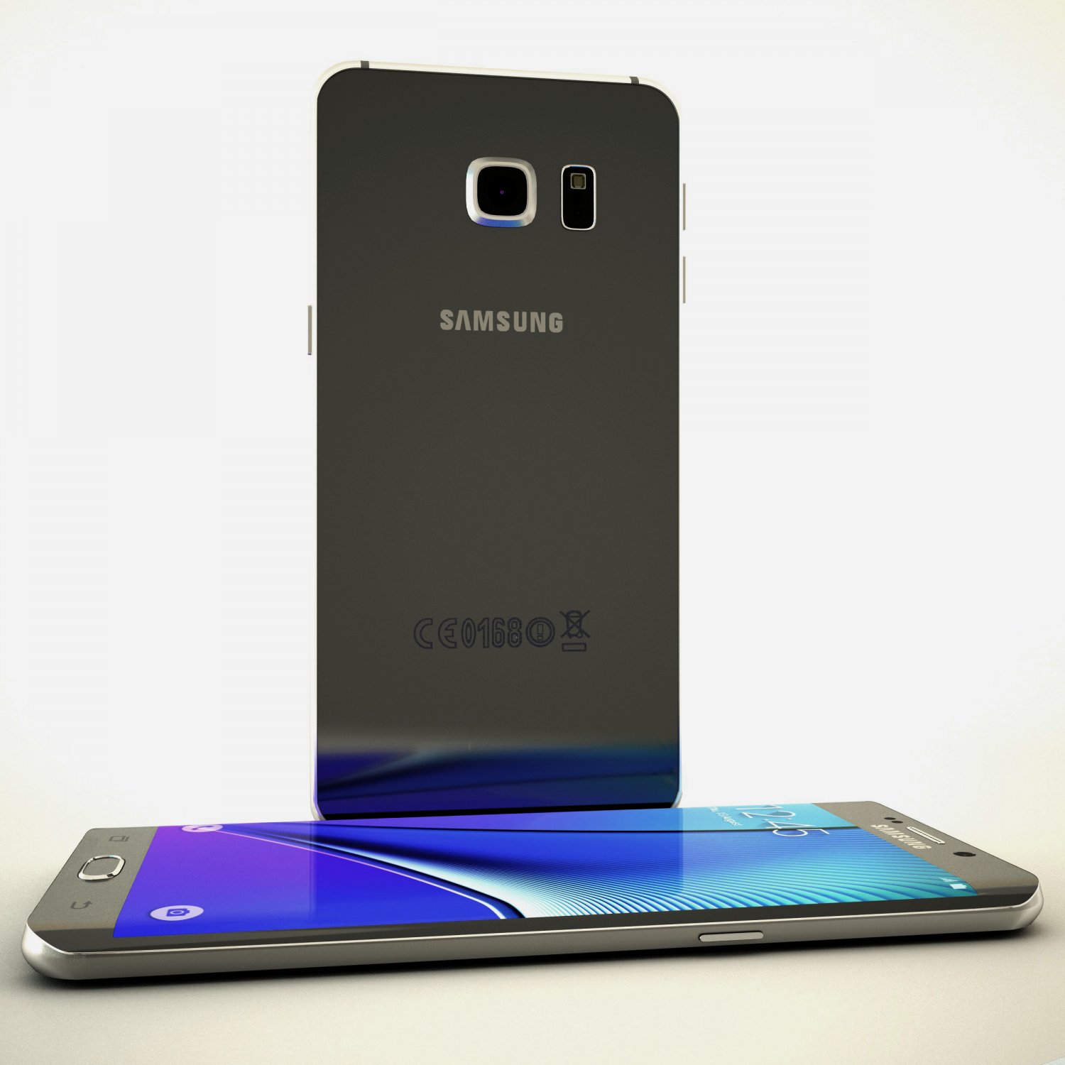 3D Samsung galaxy S6 edge model