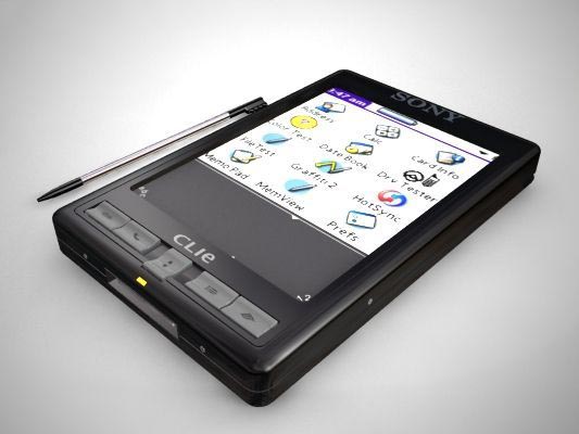 3D Sony Clie model