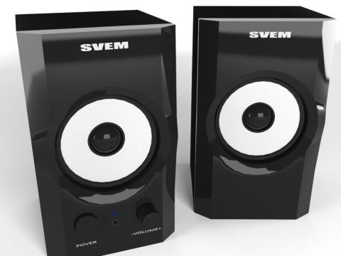 Speakers SVEN - SPS605 3D model