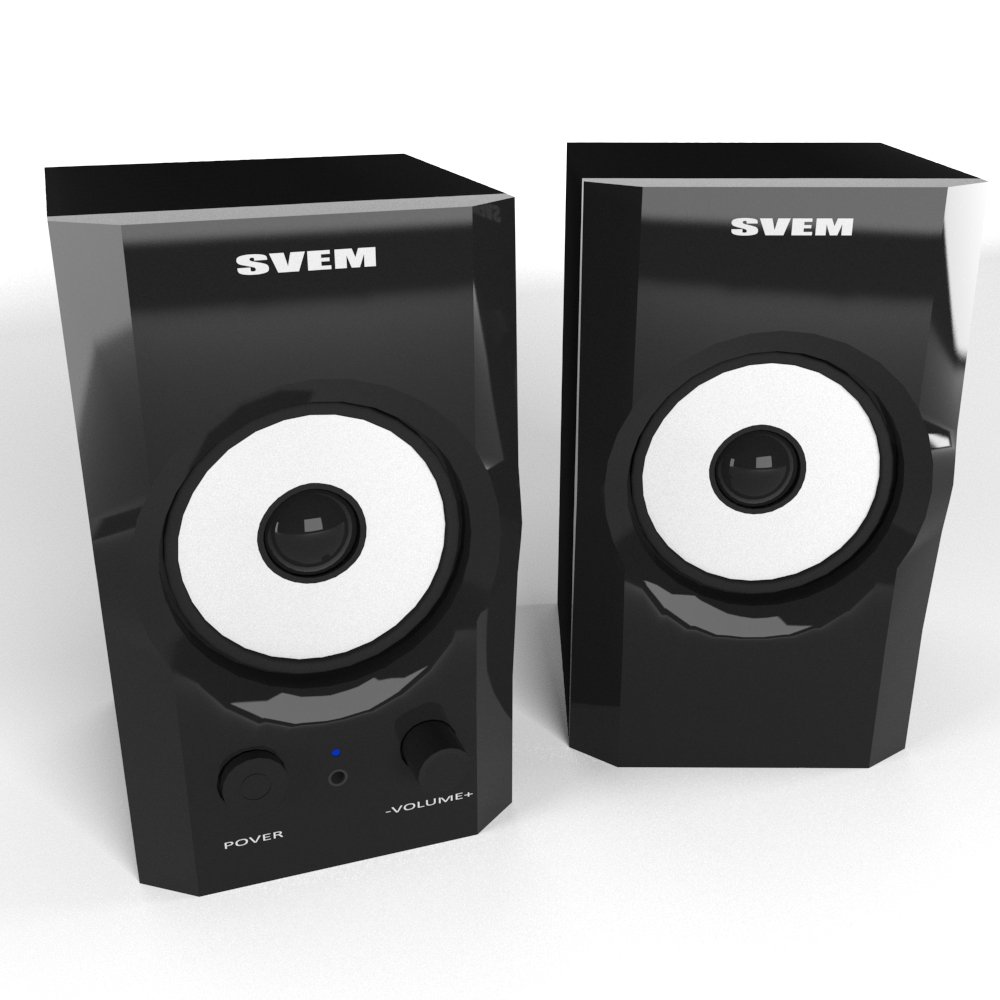 Speakers SVEN - SPS605 3D model