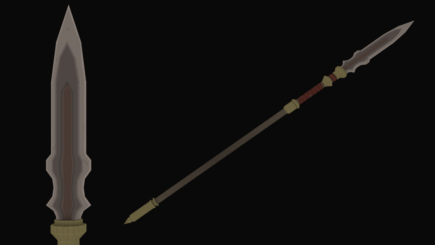 Spear 3D model