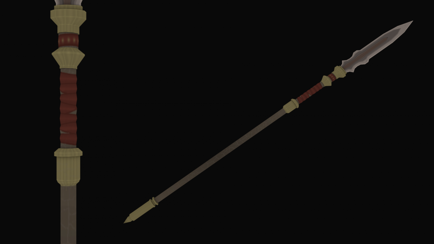 3D Spear model