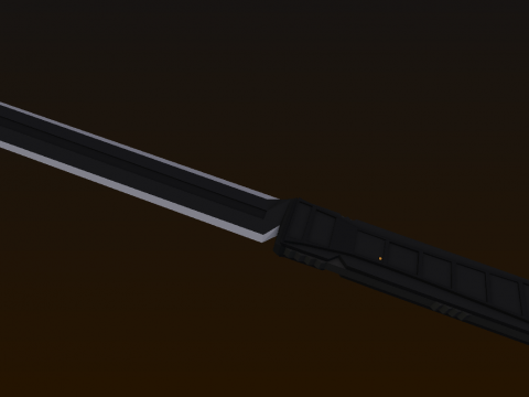 TACTICAL KNIFE 3D model