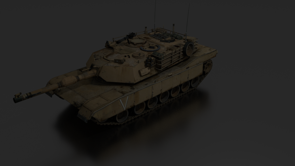 Tank Abrams 3D model