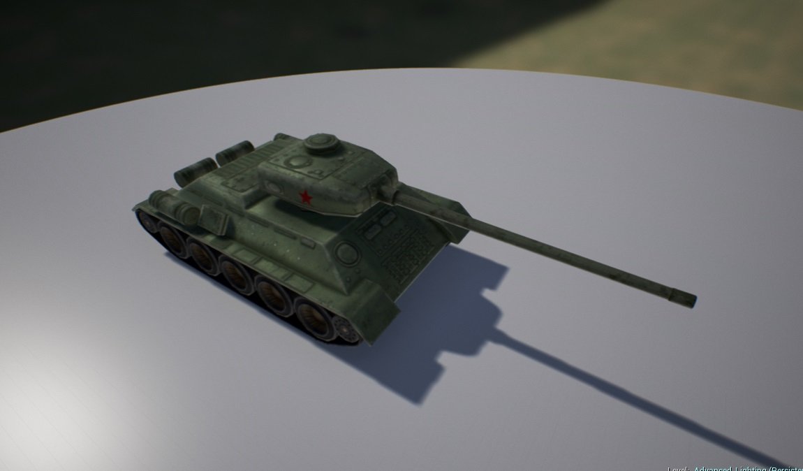 Tank Low Poly 3D model