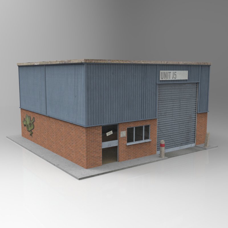 3D The Factory model