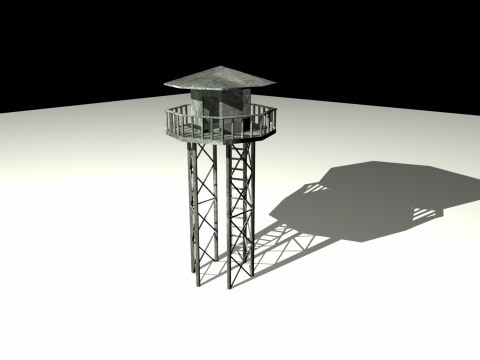 Vigilance tower 3D model