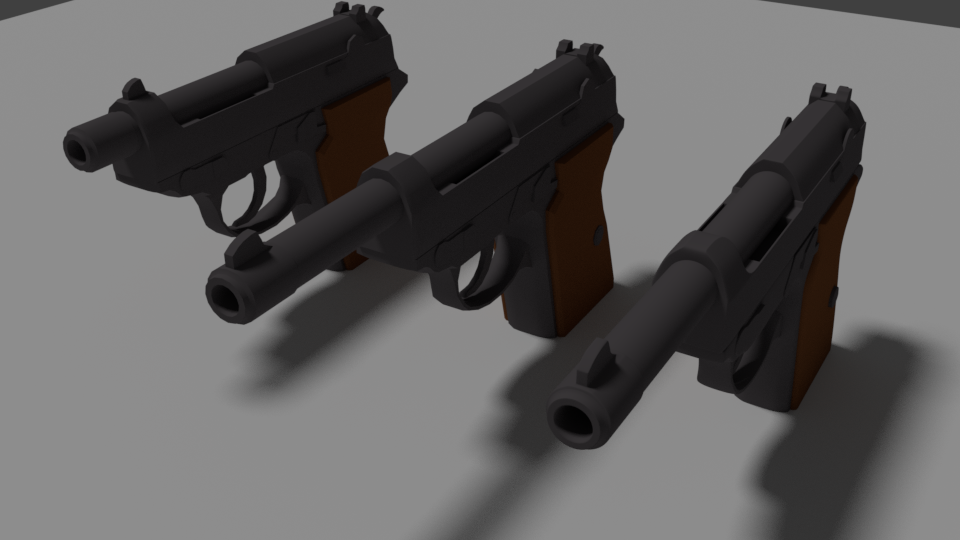 Walther P38 3D model