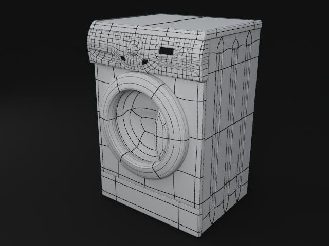 3D Washing machine model