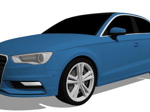 2015 Audi A3 Sedan 3D model