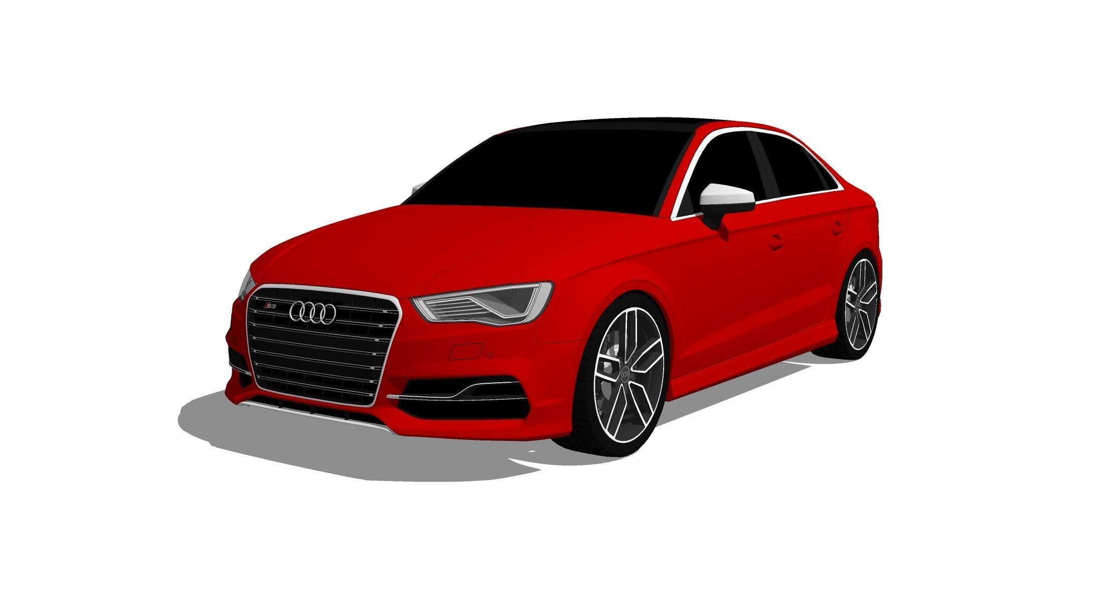 2015 Audi S3 Sedan 3D model