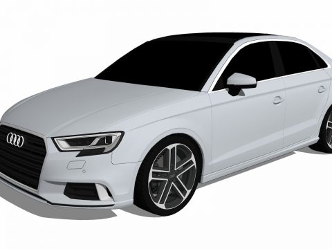 2017 Audi A3 Sedan 3D model