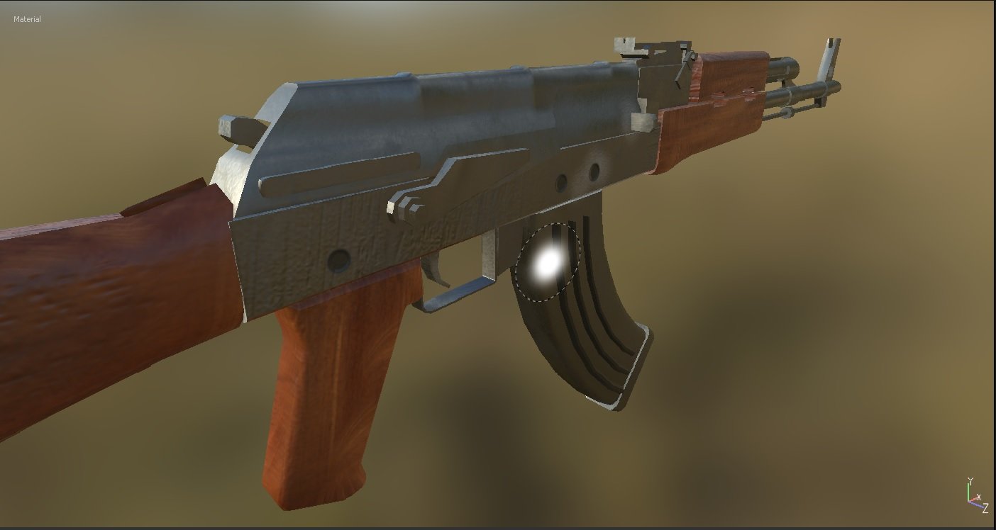 AK-M 3D model
