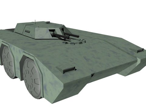 Armored car 3D model
