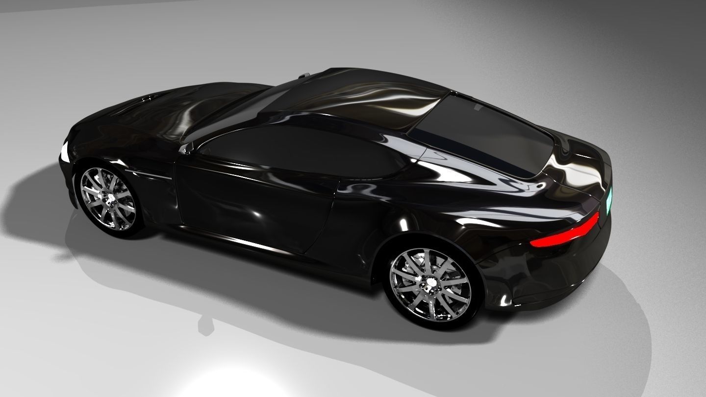 Aston Martin DB9 2017 3D model