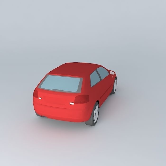 3D Audi A3 model