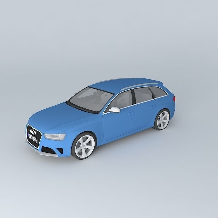 Audi RS4 Avant B8 Typ 8K 2013 3D model