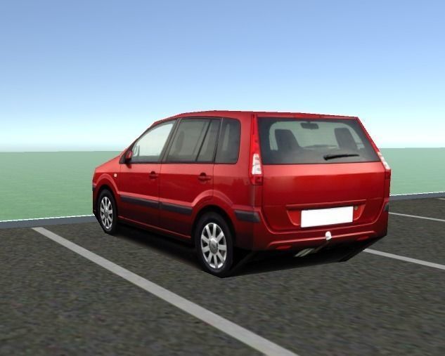 3D Background Car model
