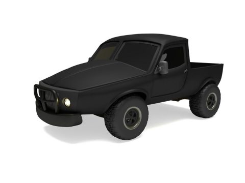 Cartoon 4x4 Vehicle 3D model
