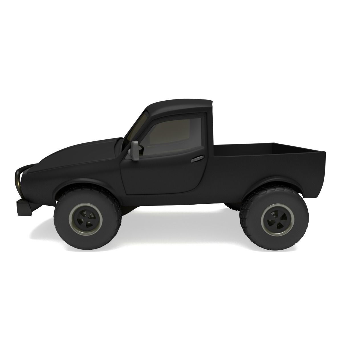 3D Cartoon 4x4 Vehicle model