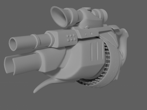 Concept rifle 3D model