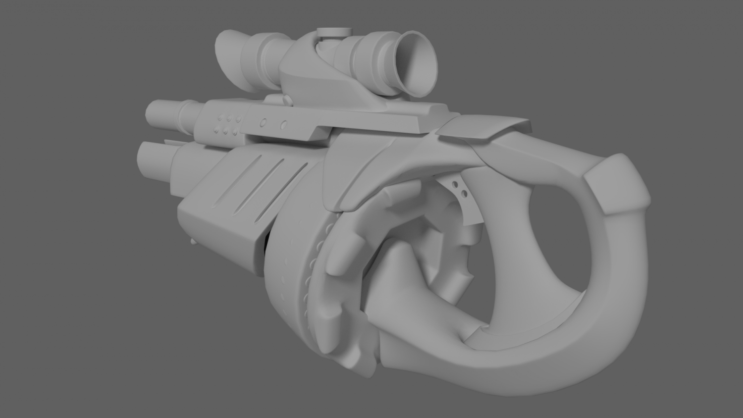 3D Concept rifle model