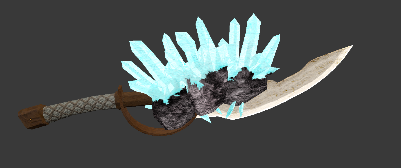 Crystal Sword 3D model