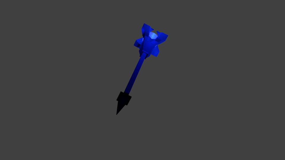 3D Dark Rod model