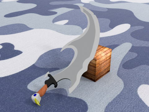 Destroyer sword 3D model