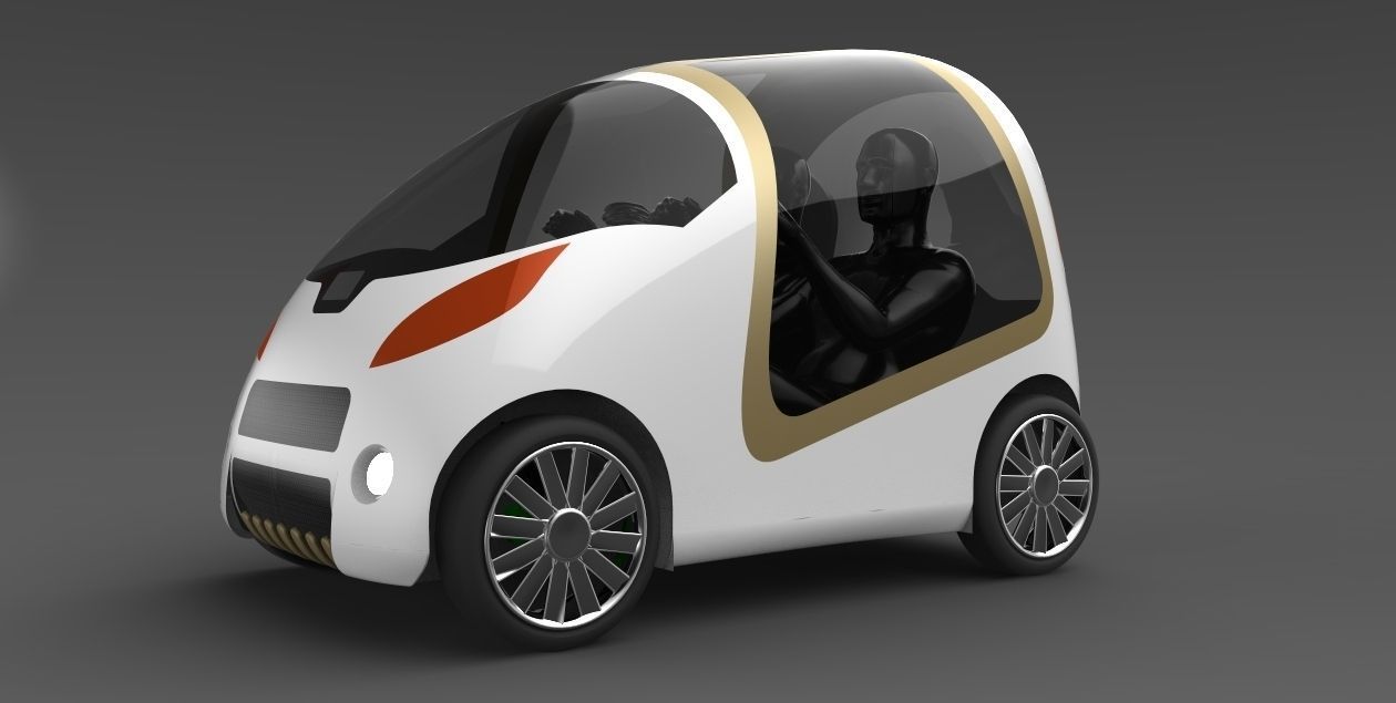 3D Electric car model
