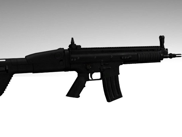FN SCAR 3D model