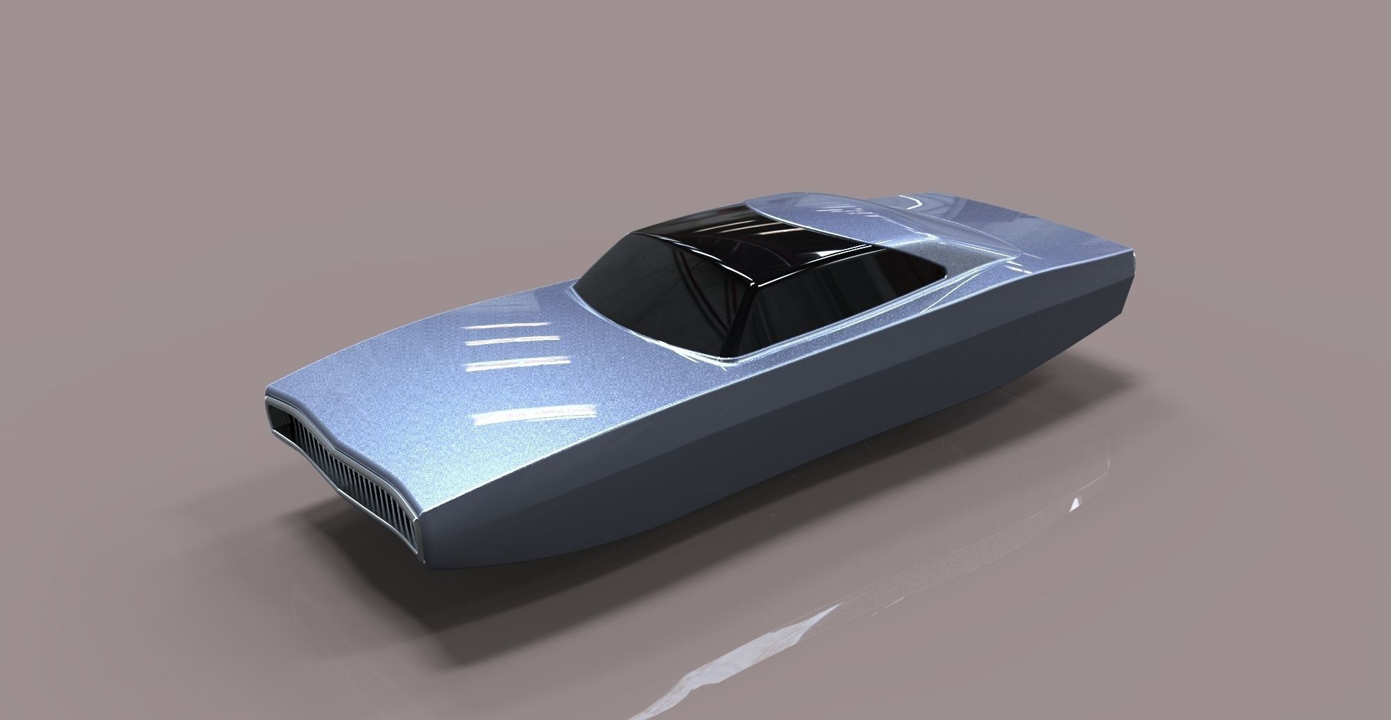 Flying Dodge Charger 3D model