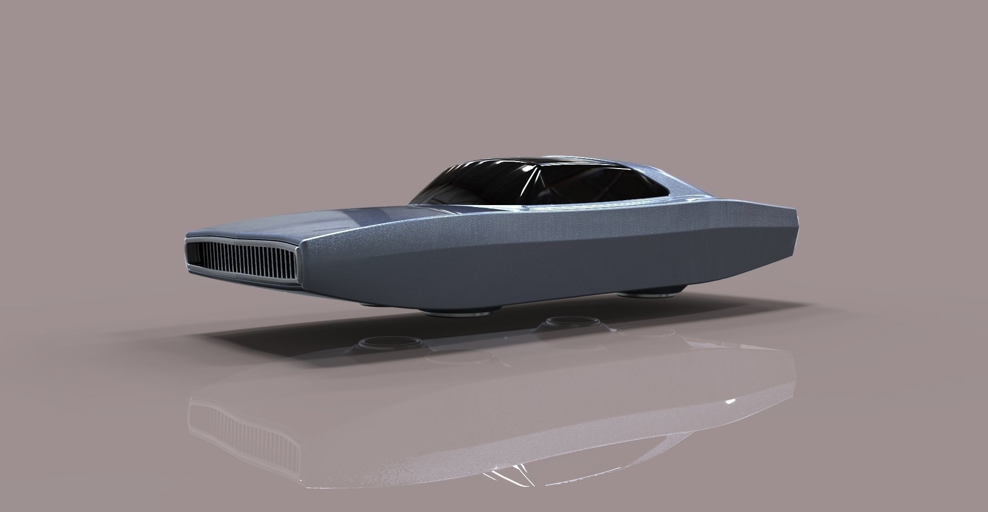 3D Flying Dodge Charger model