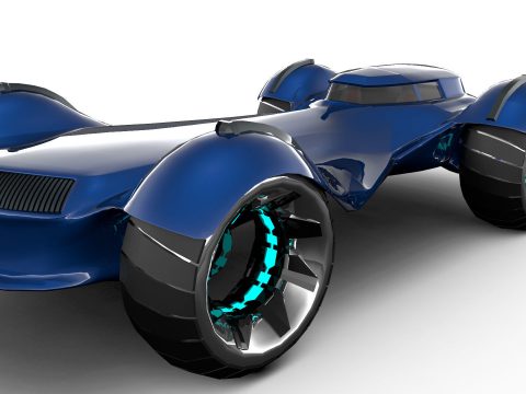 Future Car Concept 3D model