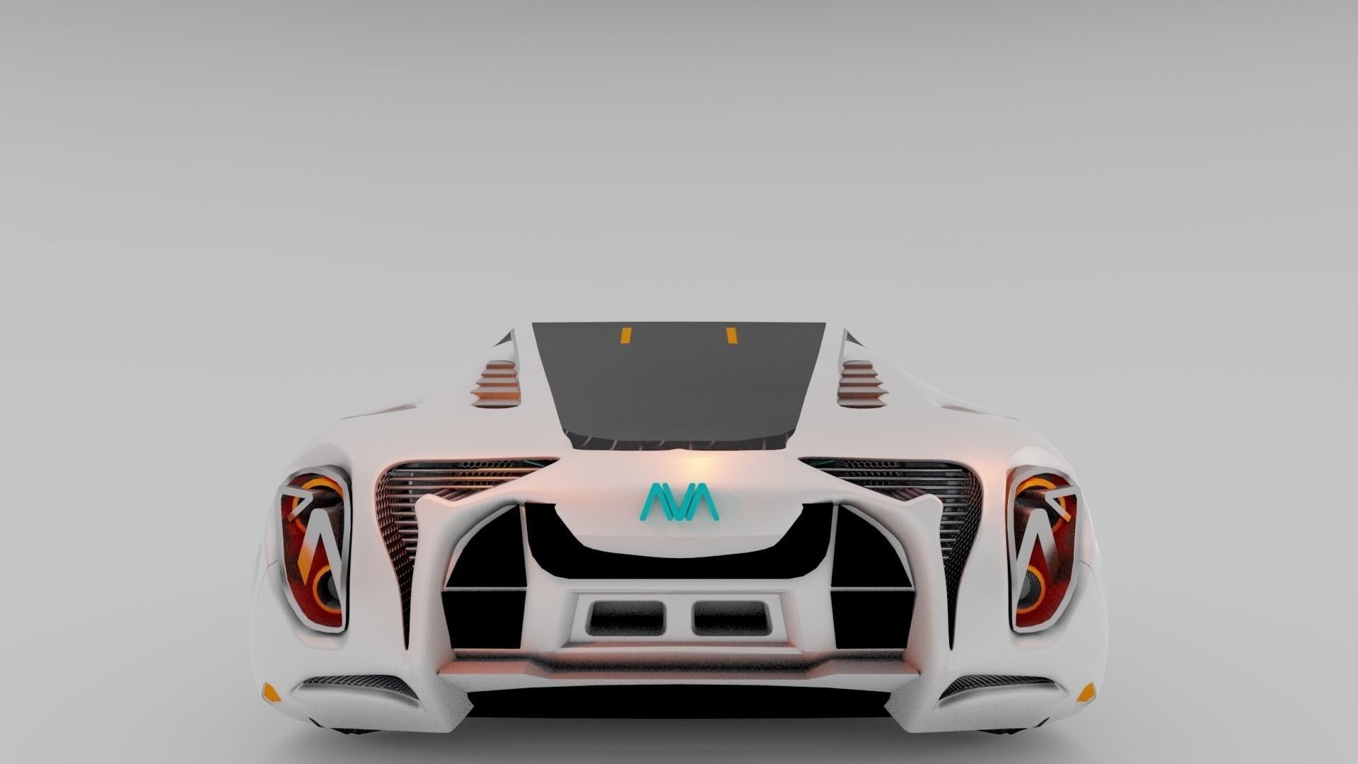 Futuristic Car AVA Concept