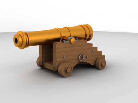 3D Cannon model