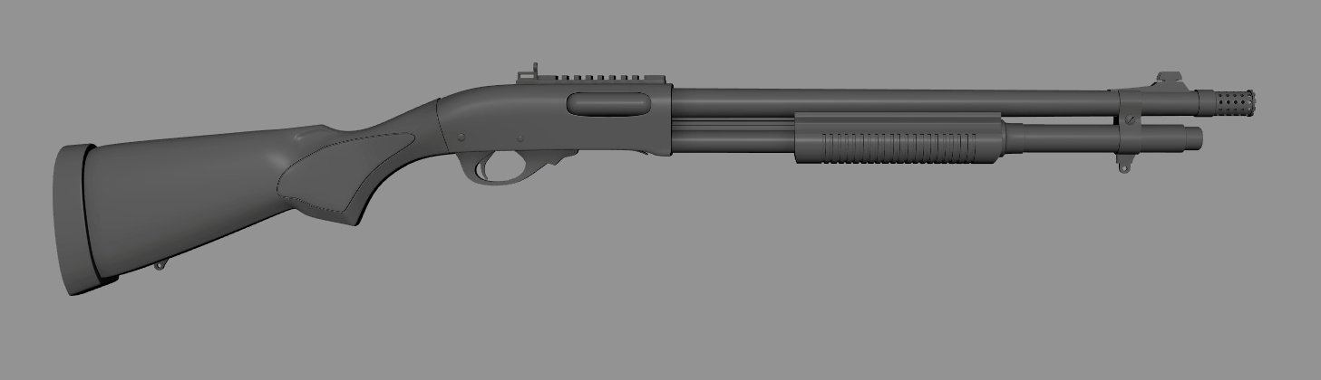 3D Gun model