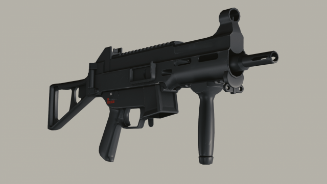Hk UMP 45 3D model