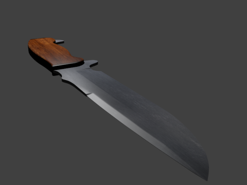 Hunter Knife 3D model