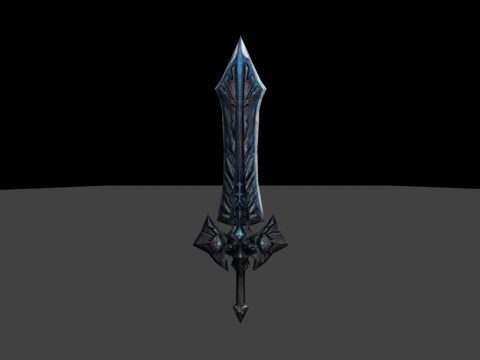 Ice Long Sword 3D model